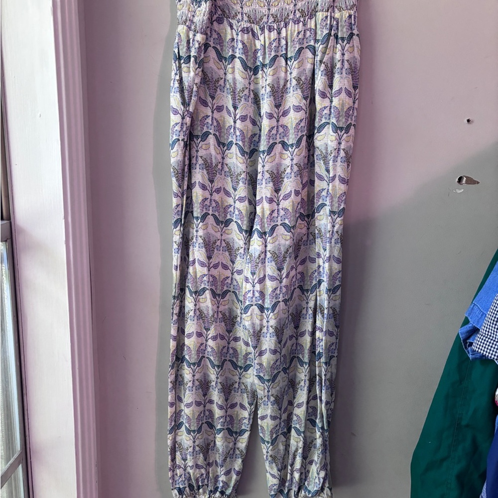 Tory Burch Mosaic Print Jogger Easy Pants - XXL - Picture 3 of 6